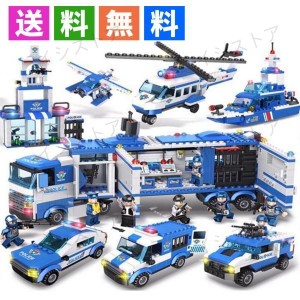 LEGO互換品　ミニカーセット 警察車両　模型 組立おもちゃ　男の子プレゼント