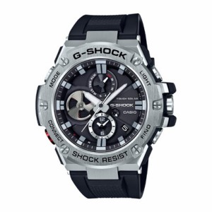 カシオ CASIO 正規品 時計 腕時計 G-SHOCK Gショック Gスチール ブルートゥース タフソーラー メンズ シルバー ブラック ブランド GST-B1