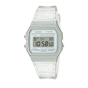 カシオ CASIO 正規品 時計 腕時計 レディース クリア スケルトン WATCH COLLECTION POP F-91WS-7JH チープカシオ チプカシ ブランド