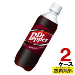 ドクターペッパー PET 500ml ペットボトル 24本入り×2ケース 合計48本 炭酸 ジュース 送料無料 コカ・コーラ社直送 cc4902102046213-2ca