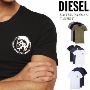 ディーゼル DIESEL Tシャツ シャツ アンダーウェア 半袖 半そで 丸首 クルーネック Vネック ホワイト ネイビー ブラック グレー カーキ 