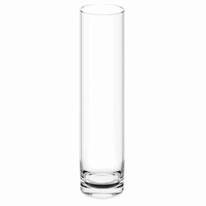 割れないガラス 花瓶 花びん かびん 花器 花立 シンプル インテリア おしゃれ 北欧 和風 クリア 透明フラワーベース φ15xH60