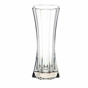 割れないガラス PVスリムオクタゴン 花瓶 花びん 花器 花立 シンプル インテリア おしゃれ 北欧 和風 クリア 透明 フラワーベース 安全 