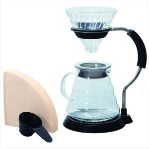ハリオ HARIO V60アームスタンドガラスドリッパーセット 1〜4杯用 珈琲 コーヒードリッパー ドリップ コーヒー器具 コーヒーグッズ セッ