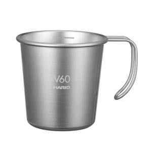 ハリオ HARIO V60 メタルスタッキングマグ O-VSM-30-HSV 4977642040069 コップ カップ マグカップ アウトドア コーヒー器具 コーヒーマグ