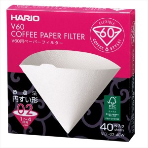 ハリオ HARIO V60ペーパーフィルター02 ４0枚 コーヒーフィルター 1〜4杯用 コーヒーグッズ