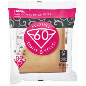 ハリオ HARIO V60ペーパーフィルター02 100枚 コーヒーフィルター 1〜4杯用 コーヒーグッズ