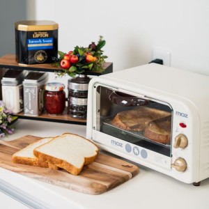 moz モズ オーブントースター トースター 2枚 シンプル タイマー トースト パン焼き コンパクト キッチン 家電 おしゃれ 北欧 かわいい 