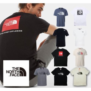 THE NORTH FACE ザ ノース フェイス Tシャツ メンズ 半袖 クルーネック ボックス ロゴ T-SHIRTS ティーシャツ ブランド USA規格 メール便