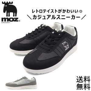 moz スニーカー レディース モズ ローカット 黒 軽い 歩きやすい おしゃれ 白 黒 疲れない MZ1777