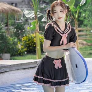 フィットネス水着 レディース セパレート 体型カバーママ水着 半袖 おしゃれ かわいい 女性用 上下セット 小胸 盛れる 20代 30代 40代 ぽ