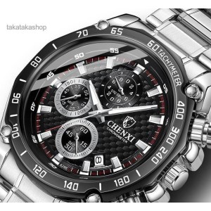 2024新発腕時計 腕時計 メンズ クロノグラフ おしゃれ ブランド クォーツク