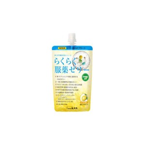 らくらく服薬ゼリー レモン味 200g×5 服薬補助飲料 ゼリー状オブラート 株式会社龍角散