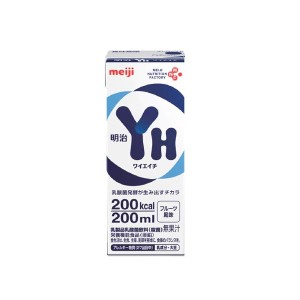 YH フルーツフレーバー　（200ml×24個）　熱量200kcal　明治 ワイエイチ たんぱく質4.0g/100kcal