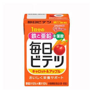 アイクレオ グリコ　毎日ビテツ　キャロット＆アップル 100ml×15