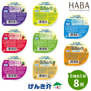 クリックポスト便 送料無料 H＋Bライフサイエンス ハーバー研究所 粉飴ムース お味見セット 8種×1個 たんぱく質0 低カリウム 低リン 低