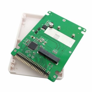 IDE-44ピン+ケース用ブラック。 CY mSATA Mini PCI-E SATA SSD - 2.5インチ IDE 44ピン ノートブック ノートパソコン HDDケース エンクロ