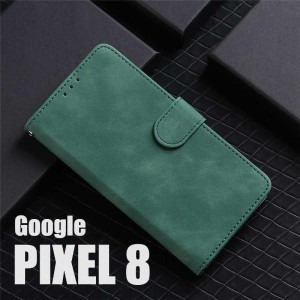 Pixel 8 手帳型 モスグリーン スマホケース