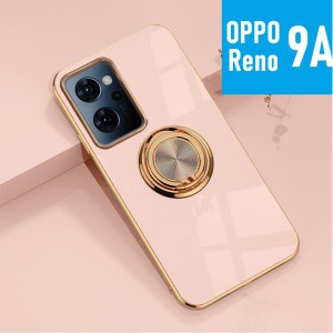 oppo Reno9a　スマホケース　リング付き　ピンク