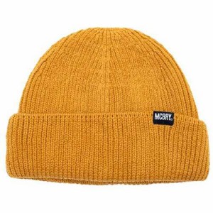 MACK BARRY マクバリー 【BEANIE(ビーニー)】 MCBRY SPAN BEANIE　マスタード MCBRY73468  (倉庫AN)