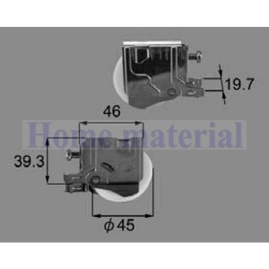 LIXIL LIXIL 新日軽  サッシ補修部品 戸車類 調整戸車 45 SVE59S01１個