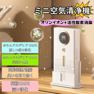 空気清浄機 ミニ空気清浄機 オゾン脱臭機 オゾン 発生機 小型 脱臭 マイナスイオン発生器  集塵 消臭 脱臭 脱臭機 部屋  冷蔵庫 トイレ 
