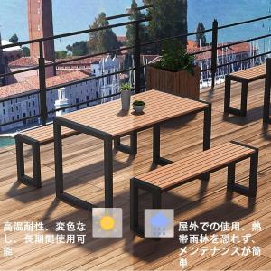 折りたたみ アウトドアテーブル ベンチセット [KM-002RTB-BK] フォールディングテーブル フォールディングベンチ 折りたたみ アウトドアテーブル ベンチセット [KM-002RTB