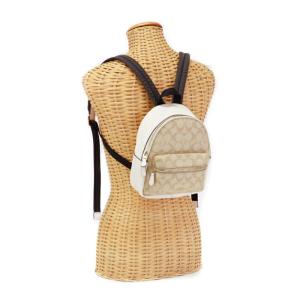 極美品　COACH　コーチ 　ミニリュック 　ハンドバック　2way　アイボリー 極美品 コーチ ショルダー 2wayバッグ ミニ コーラ ドーム