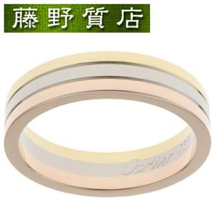 カルティエ Cartier リング C2 2C ワイド LM ダイヤモンド K18YG 8号  