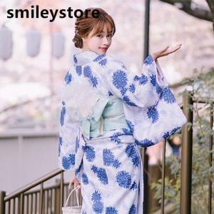 レディース浴衣　竺仙　花柄 朝顔　グレー系　Lサイズ レディース浴衣 竺仙 花柄 朝顔 グレー系 Lサイズ レディース