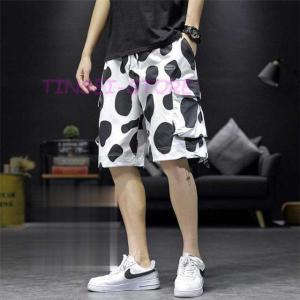 buttstain◇ホルスタイン/牛柄/ショートパンツ/--/コットン/WHT/総柄