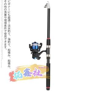 釣り竿 ルアーロッド 2.7m 3m 3.6m 炭素 伸縮 釣り竿 ロッド 竿 リールセット スピニングリール 釣り入門 釣り具セット 釣竿 ロッド