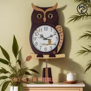 インターフォルム　掛時計　小鳥振り子付きムーブメント時計　トゥルル インターフォルム 掛け時計 振り子時計 トゥルル CL-9891GN 小鳥 木