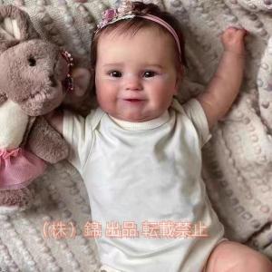 リボーンドール　リアル赤ちゃん人形　可愛い女の子️ 中国リボーンベビードールシリコーンかわいいソフトベビー人形