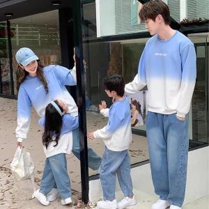 長袖パーカー 春秋冬 家族服 トップス 親子服 ペアルック カップル 長袖 お揃い ご夫婦 ペア 親子服　株式会社錦お兄弟 姉妹 子供服