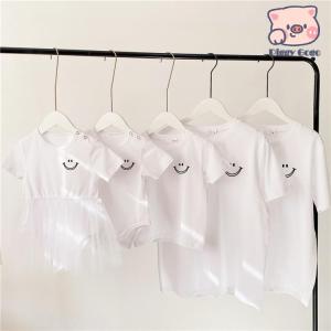 親子コーデ ベビー 赤ちゃん ペアTシャツ 綿100 リンクコーデ 兄弟 姉妹 お揃い 家族写真 記念撮影 おしゃれ 家族 親子服 ロンパース カ