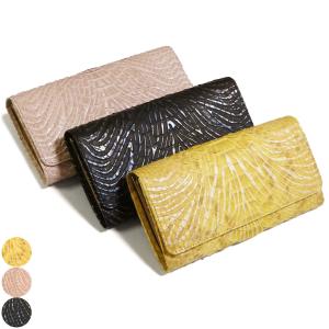 【未使用品】IBIZA２つ折り財布 蛇革 パイソン 縁起物 未使用品】IBIZA2つ折り財布 蛇革 パイソン 縁起物（パイソン