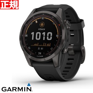 ガーミン GARMIN fenix 7S Sapphire Dual Power Ti Carbon Gray DLC フェニックス 7S マルチスポーツ GPSウォッチ ソーラー充電対応 腕時