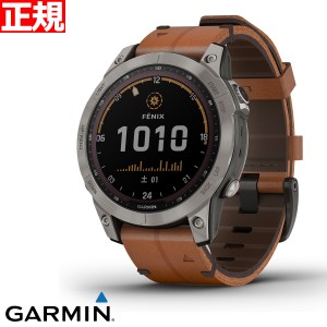 ガーミン GARMIN fenix 7 Sapphire Dual Power Ti フェニックス 7 マルチスポーツ GPS スマートウォッチ ウェアラブル ソーラー充電対応 