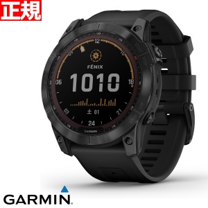 ガーミン GARMIN fenix 7X Sapphire Dual Power Ti Black DLC フェニックス 7X マルチスポーツ GPSウォッチ ソーラー充電対応 腕時計 チ