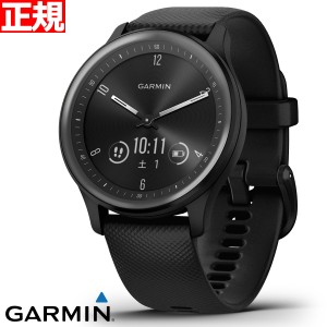 ガーミン GARMIN vivomove Sport ヴィヴォムーヴ スポーツ ライフログ スマートウォッチ 腕時計 メンズ レディース Slate/Black 010-0256