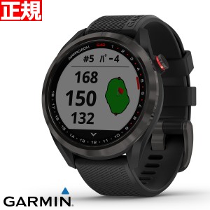 ガーミン GARMIN スマートウォッチ Approach S42 Black/Carbon Gray アプローチ S42 ブラック/カーボングレー ゴルフ GPS ウェアラブル 