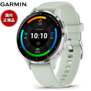 ガーミン GARMIN Venu 3S ヴェニュー 3S GPS スマートウォッチ ライフログ フィットネス 腕時計 レディース 010-02785-41 Sage Gray/Silv