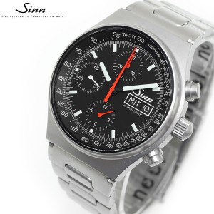 Sinn ジン 144.ST.SA 自動巻き 腕時計 メンズ Instrument Chronographs インストゥルメント クロノグラフ ステンレスバンド ドイツ製