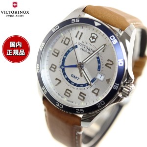 ビクトリノックス 時計 メンズ VICTORINOX 腕時計 241931 フィールドフォース クラシック FIELD FORCE Classic GMT シルバー