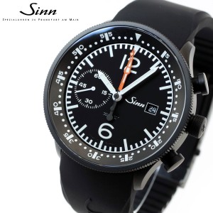 Sinn ジン 717 自動巻き 腕時計 メンズ Instrument Chronographs インストゥルメント クロノグラフ シリコンストラップ ドイツ製