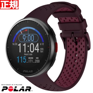 ポラール POLAR PACER PRO スマートウォッチ GPS 心拍 トレーニング ランニング マラソン 腕時計 ぺーサープロ ワインレッド S-L 9001021