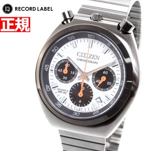 シチズンコレクション レコードレーベル ツノクロノ 特定店取扱いモデル AN3660-81A 腕時計 メンズ ホワイト CITIZEN COLLECTION RECORD 