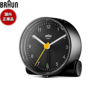 BRAUN ブラウン アラームクロック BC01B アナログ 目覚まし時計 置時計 Alarm Clock 69mm ブラック