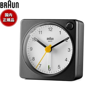 BRAUN ブラウン アラームクロック BC02XBW アナログ 目覚まし時計 置時計 Alarm Clock 57mm ブラック ホワイト